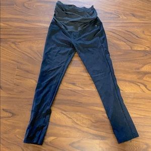 Black maternity leggings